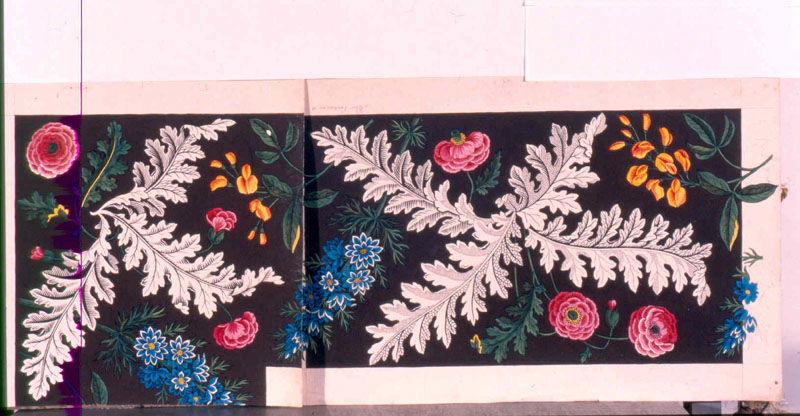 Modèle pour indienne : Motifs floraux, Peter, 4e quart 18e siècle