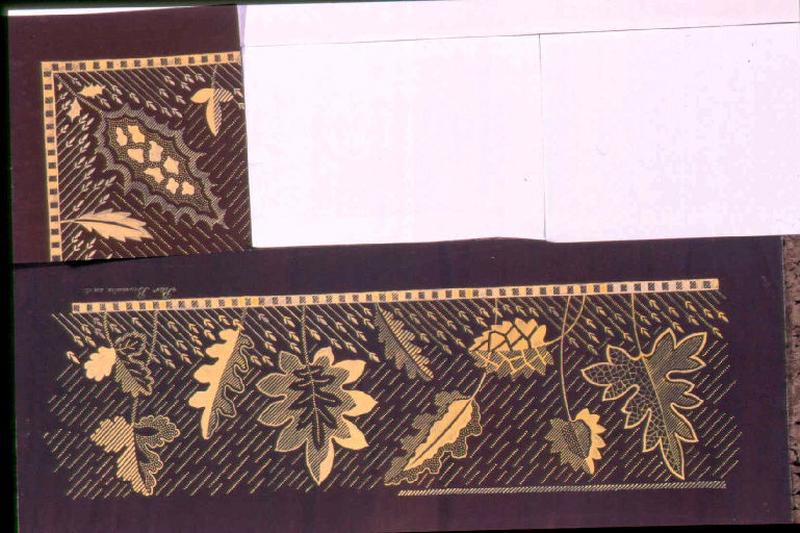 Modèle pour indienne : Motifs floraux, Peter, 1805