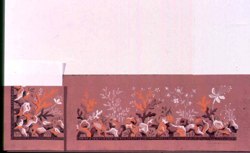 Modèle pour indienne : Motifs floraux, Peter, 1805