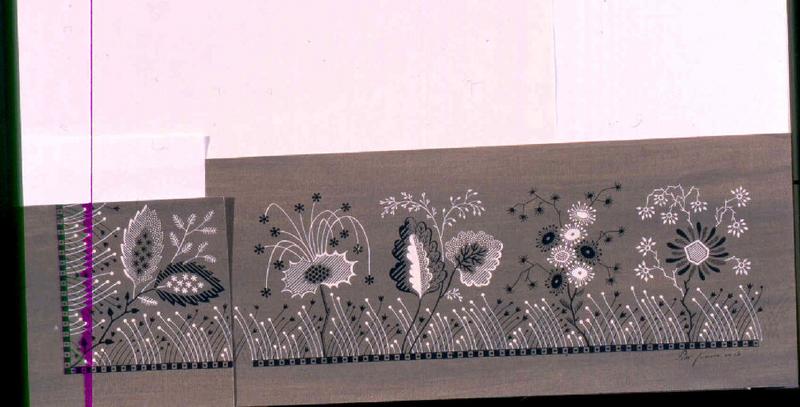 Modèle pour indienne : Motifs floraux, Peter, 1805