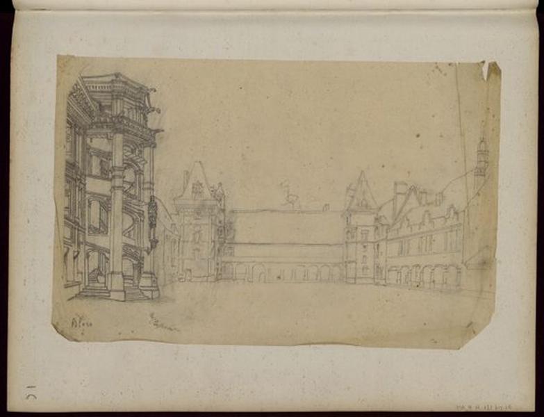 Château de Blois, Thomas François Drake, 19e siècle