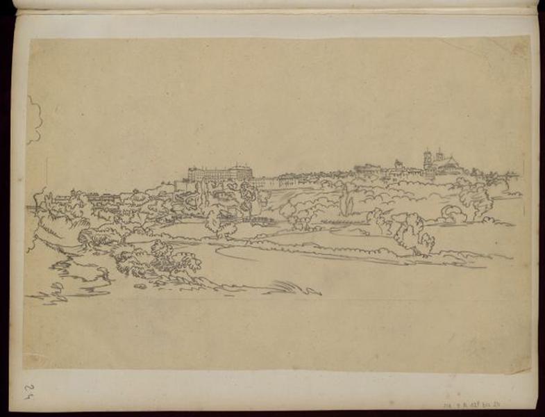 Paysage de campagne, Thomas François Drake, 19e siècle