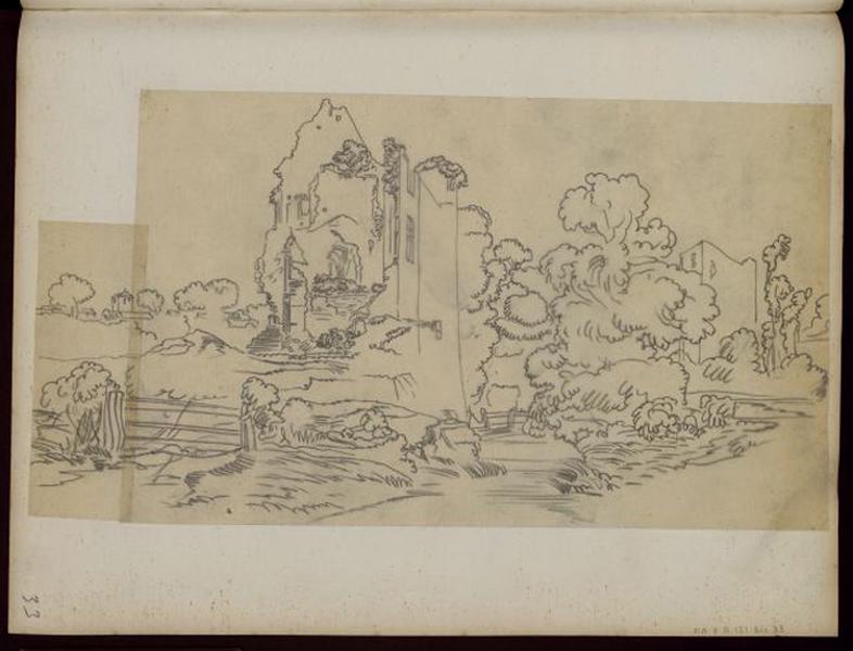 Ruine, Thomas François Drake, 19e siècle