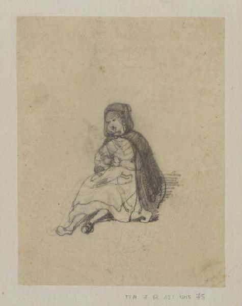 Jeune fille, Thomas François Drake, 19e siècle