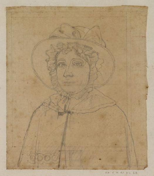 Portrait de femme, Thomas François Drake, 19e siècle