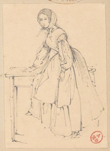 Femme, Peter Hawke, 1ère moitié 19e siècle