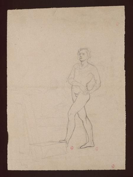 Etude d'homme, Louis René Lebiez, 19e siècle