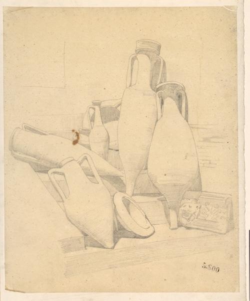 Vases antiques, Jules Eugène Lenepveu, 2e moitié 19e siècle