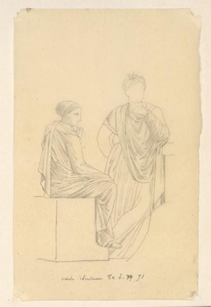 Femme assise de trois-quarts_0