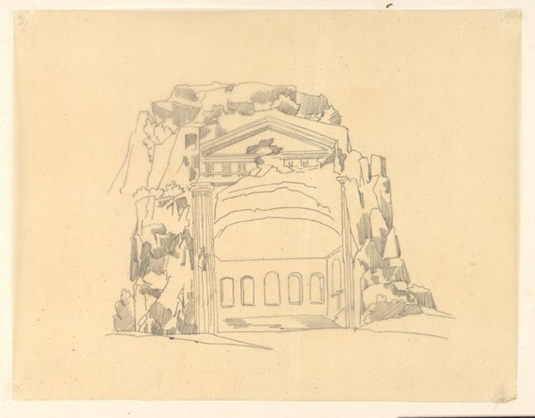 Paysage avec architecture_0