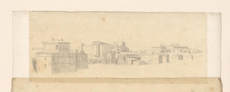 paysage urbain, Jules Eugène Lenepveu, 2e moitié 19e siècle