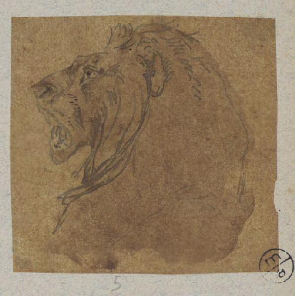Tête de lion, Alexandre Solde, 19e siècle