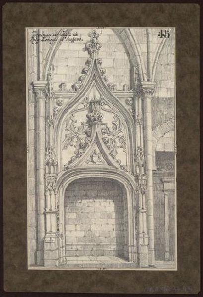 Tombeau de Jean de Rély, évêque d'Angers, Félix Benoist, 1843