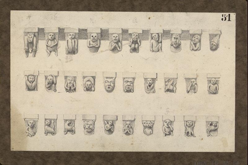 Décors, Félix Benoist, 1843