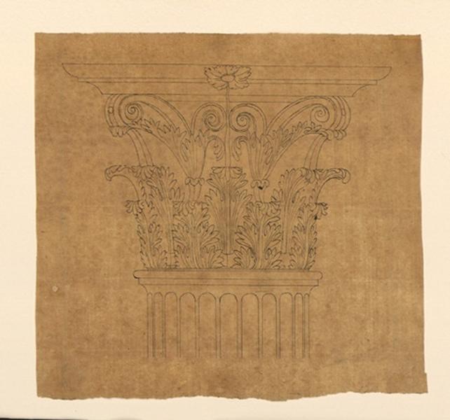Chapiteau corinthien, Lancelot Théodore Comte de Turpin De Crisse, 1er quart 19e siècle