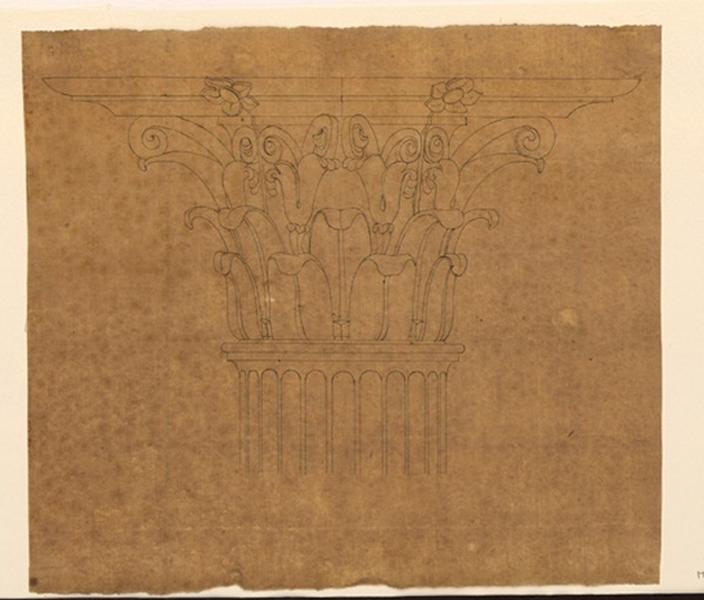 Chapiteau corinthien, Lancelot Théodore Comte de Turpin De Crisse, 1er quart 19e siècle