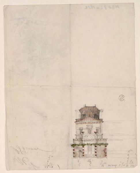 Villa à l'italienne, Guillaume Bodinier, 19e siècle