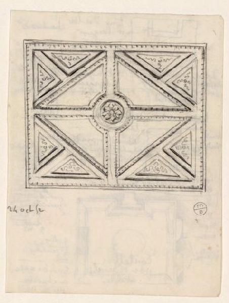 Projet de décor, Guillaume Bodinier, 1852 /10 /24