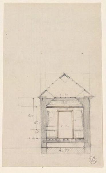 Elévation, Guillaume Bodinier, 19e siècle