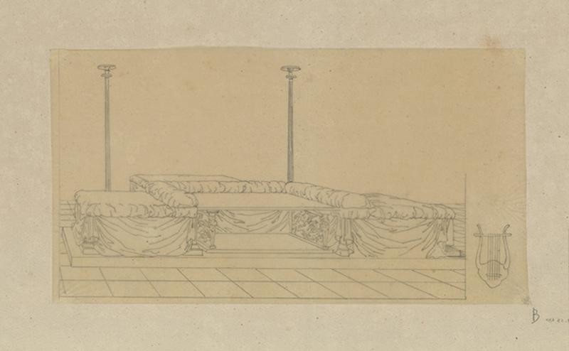Banquet romain, Guillaume Bodinier, 1ère moitié 19e siècle