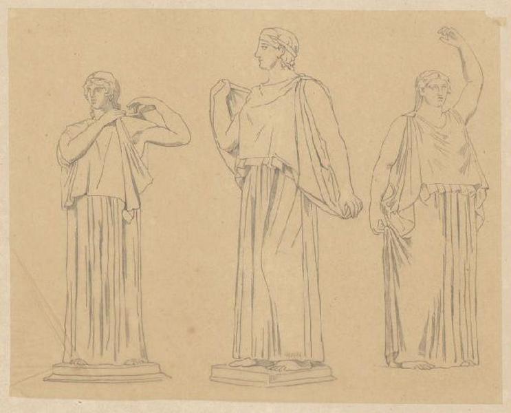 Statues antiques, Guillaume Bodinier, 19e siècle