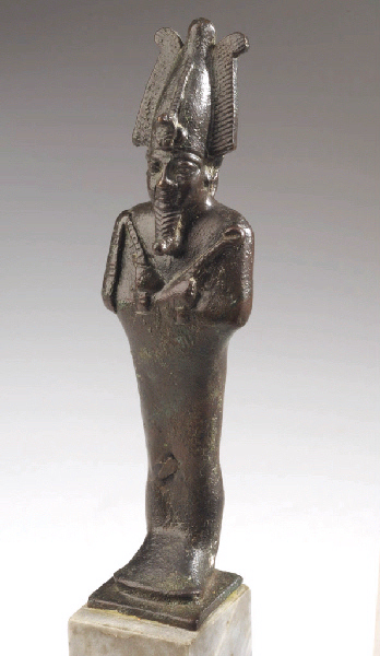 Statuette d'Osiris ; Prêtre égyptien_1