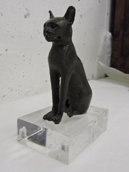 Statuette de chatte ; Bastet_6