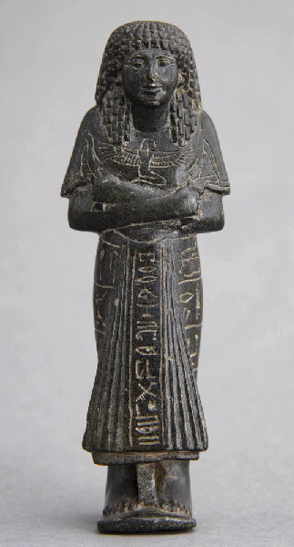 Serviteur funéraire de Parâemheb en costume des vivants, Egypte, Nouvel Empire (1552-1069 av JC),XIXe dynastie (1296-1186 av JC)