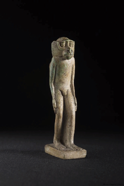 Amulette de singe, Egypte, Basse Epoque (750-332 av JC)