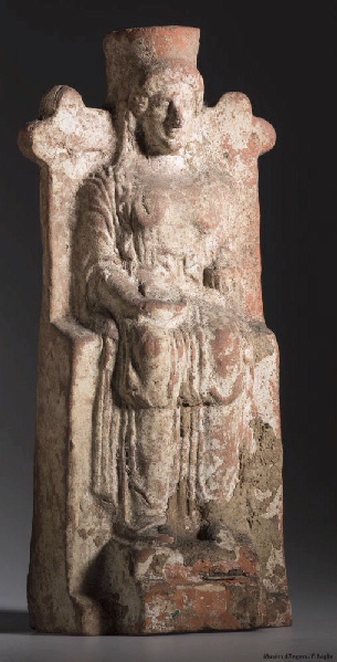 Statuette d'Héra assise sur un trône ; Héra, 450 av JC,300 av JC