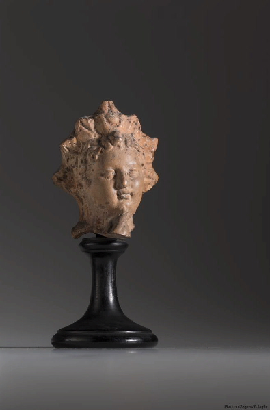 Tête d'Harpocrate ; Harpocrate, Epoque hellénistique (323 av JC,30 av JC)