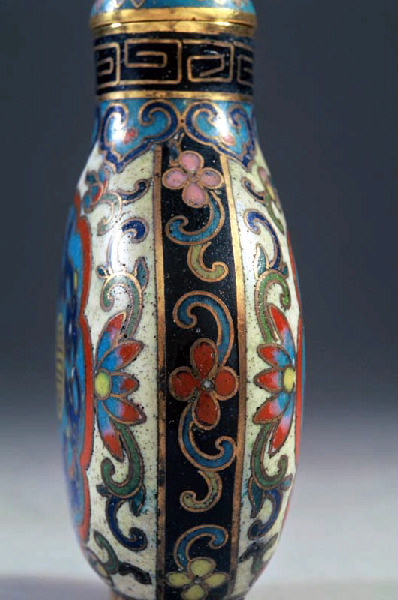 Flacon à tabac, motif de caractère Shou (longévité)_1