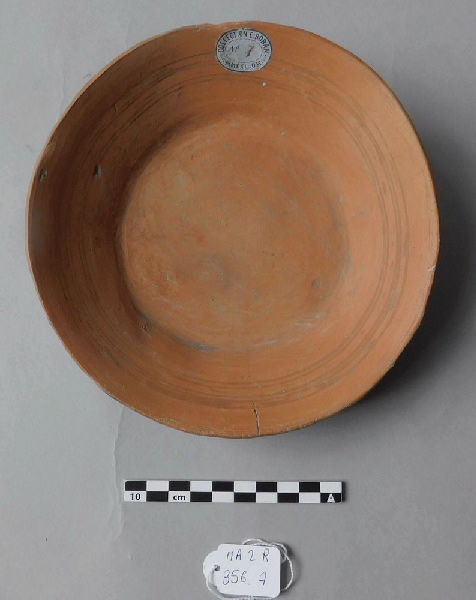 Coupe tripode aztèque, type noir sur orange tardif_1