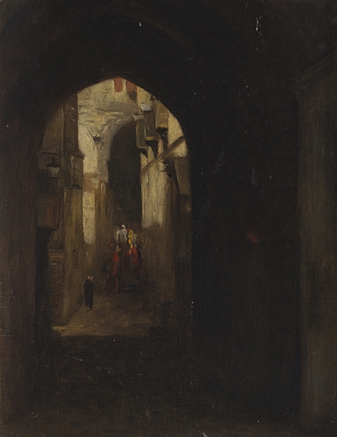 Jaffa, la voie douloureuse ; Jaffa, passage voûté (Ancien titre) ; Jérusalem, la voie douloureuse (Ancien titre), Charles Landelle, 03 /1876-04 /1876