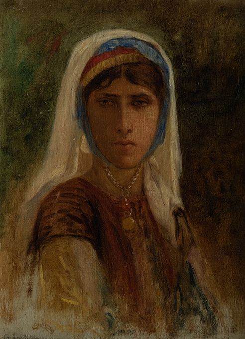 Tête de femme, Palestine ; Palestine (Ancien titre), Charles Landelle, 03 /1876-04 /1876