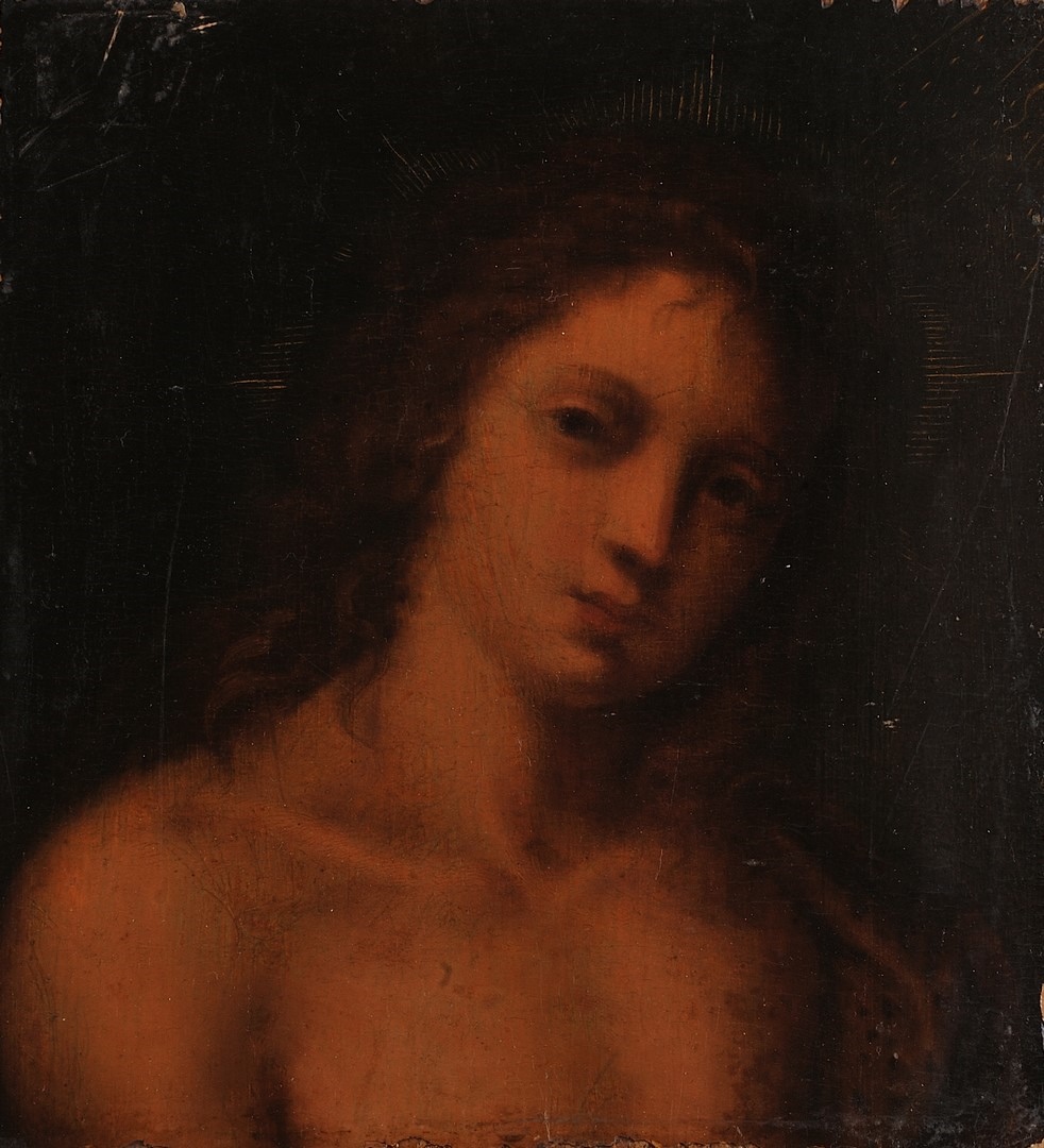 Buste de saint Jean Baptiste ; Tête de Saint Jean, 2e moitié 16e siècle, 1ère moitié 17e siècle
