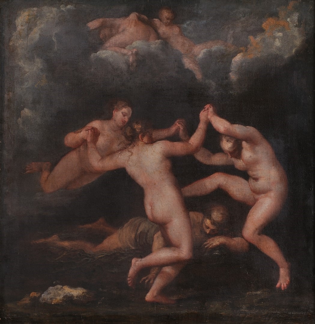 La Tentation de saint François ; Tentation de Saint Antoine, Marco Liberi, 2e moitié 17e siècle