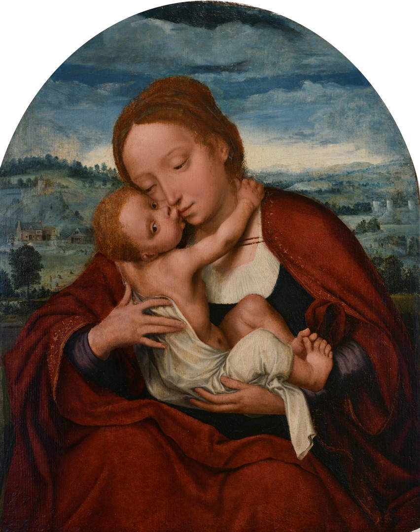 La Vierge et l'Enfant dans un paysage, Quentin Metsys, 1520-1530