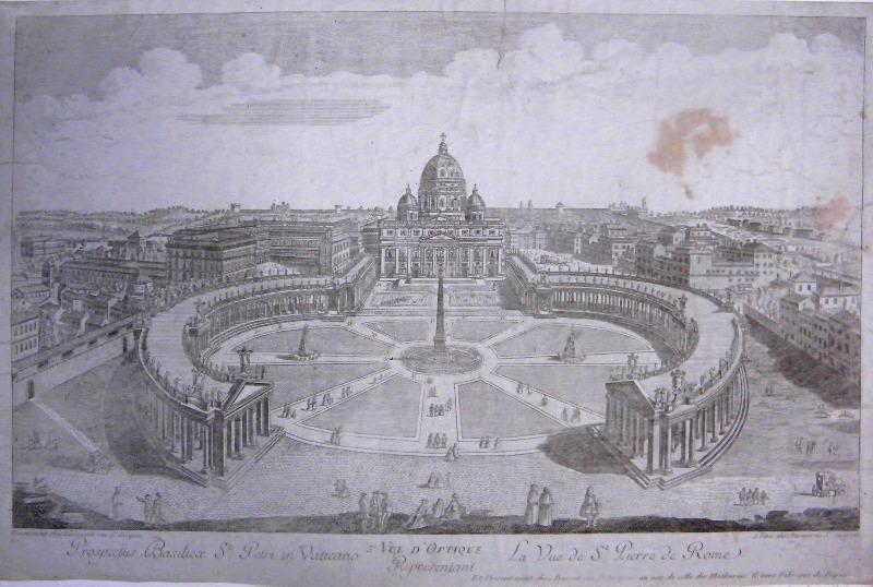 Rome dans sa Splendeur Ancienne (3ème Vue d'Optique): La vue de Saint-Pierre de Rome_0