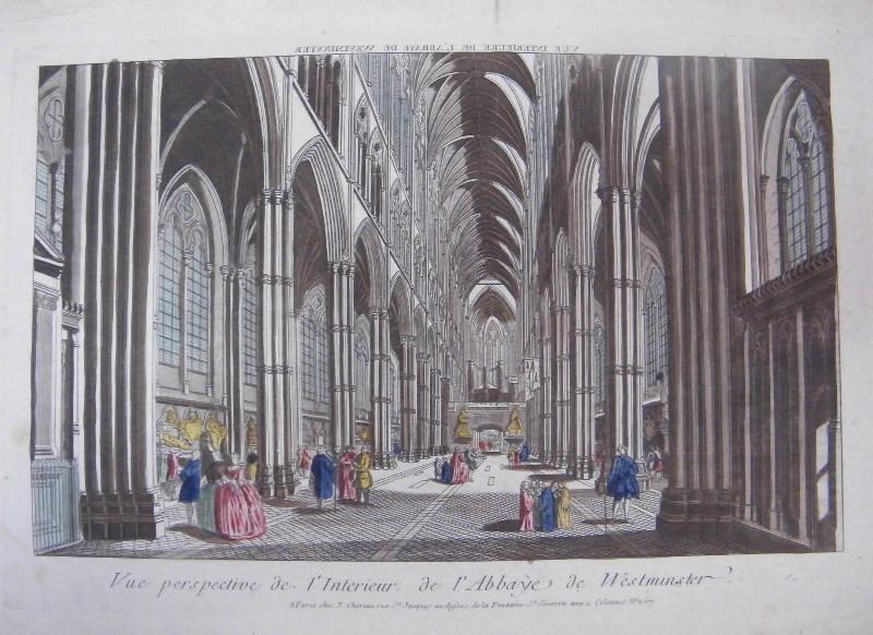 Vue perspective de l'intérieur de l'Abbaye de Westminster (Westminster)_0