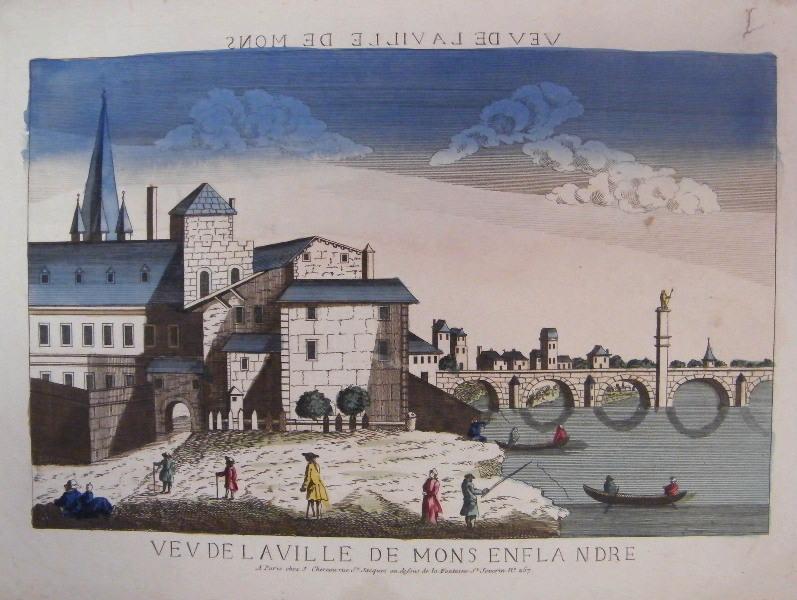 Vue de la ville de Mons en Flandre_0