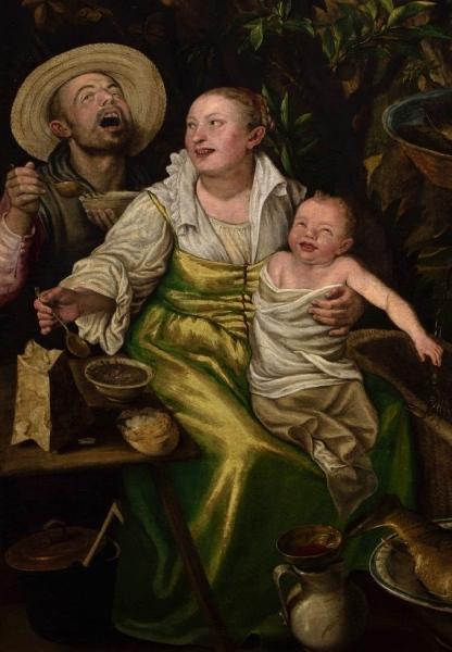 Pescivendoli (Les Poissonniers) ; Scène paysanne avec nature morte aux poissons (titre ancien)_3