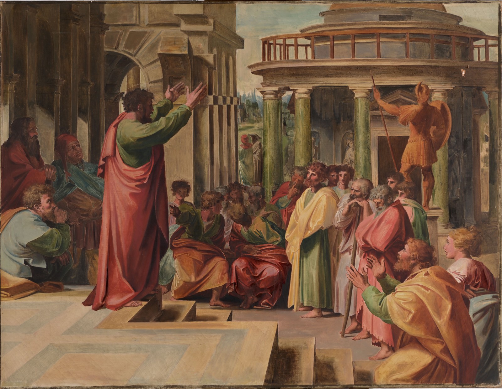 Les Actes des Apôtres : Saint Paul prêchant à Athènes (ou La Prédication à Athènes)_0