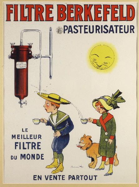 Filtres Berkefeld, Benjamin Rabier, 1ère moitié 20e siècle