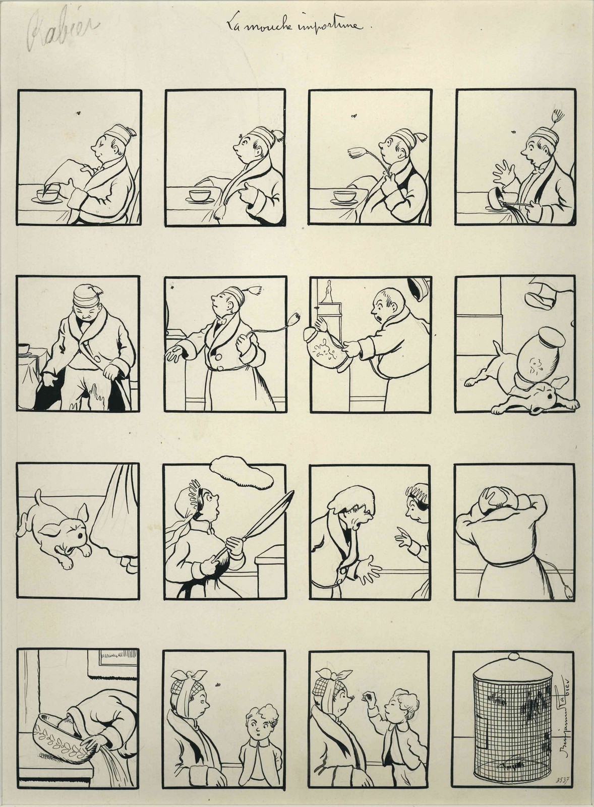 La jeunesse illustrée : La mouche importune, Benjamin Rabier, 4e quart 19e siècle, 1er quart 20e siècle