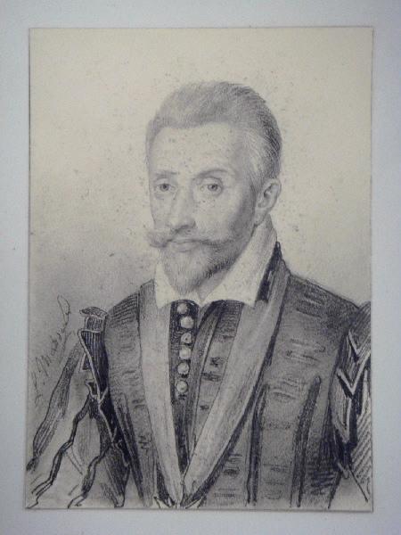 Portrait du prince de Condé, Henri de Bourbon, Léopold Massard, 19e siècle