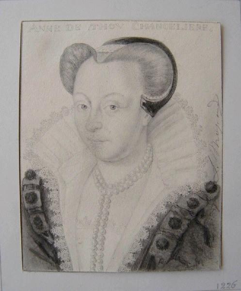 Portrait d'Anne de Thou, Comtesse de Cheverny, Léopold Massard, 2e moitié 19e siècle