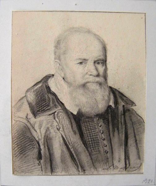 Portrait de Pierre Jeannin (Premier Président du Parlement de Bourgogne), Léopold Massard, 2e moitié 19e siècle