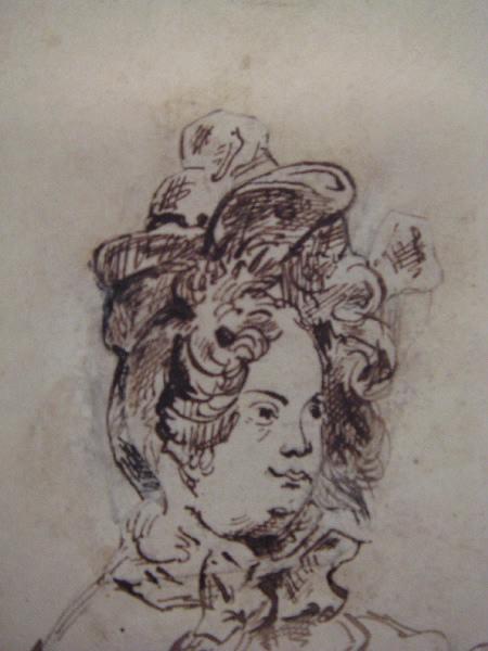 Mayeux serrant le corset d'une jeune femme (Détail)_1