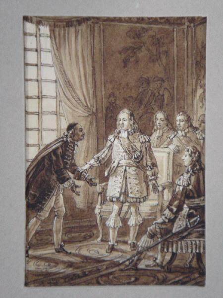 La Henriade : Louis XIV ; Ecclésiaste s'inclinant devant Louis XIV (autre titre)_0